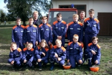 Gruppenfoto der Jugendfeuerwehr